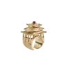 Anello pagoda oro Granato