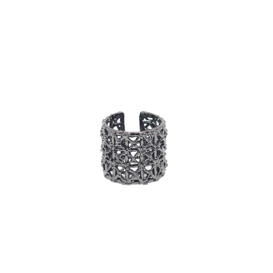 Gasometer Ruthenium Ring | Industrial Archeology Collection by Co.Ro. Jewels