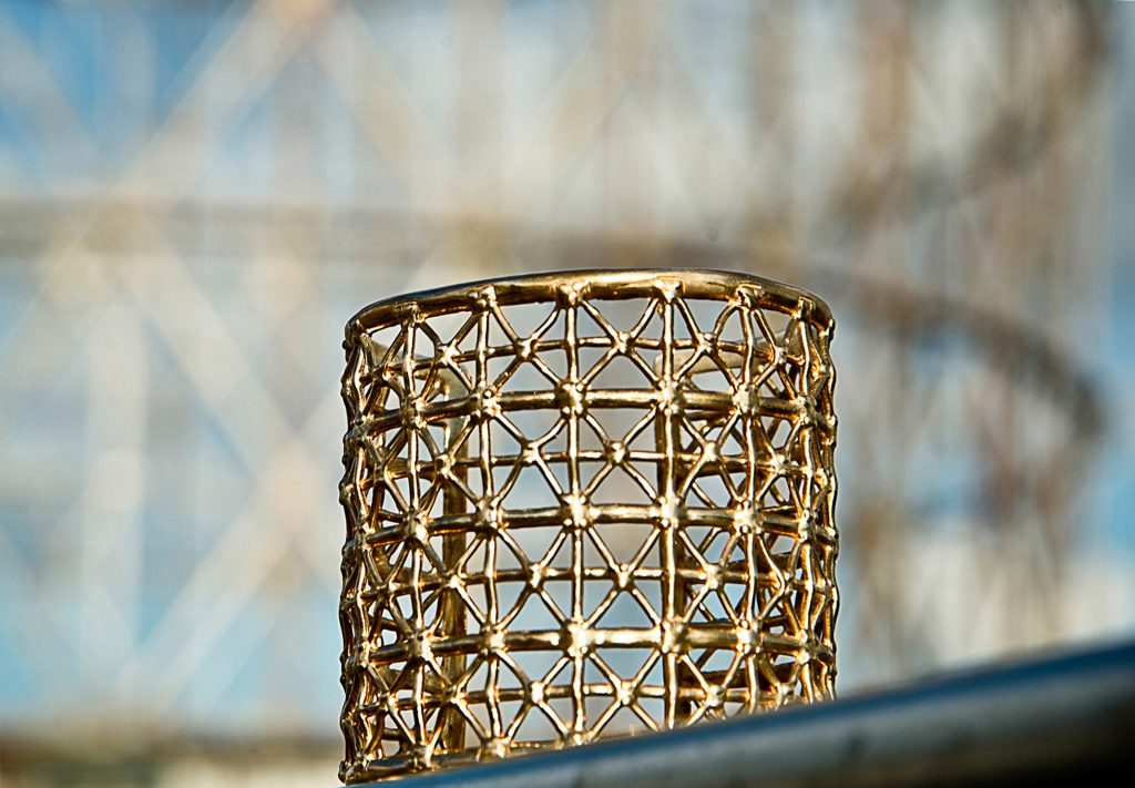 Gasometer Gold Cuff & the Gasometer of Rome | Courtesy of Co.Ro. Jewels