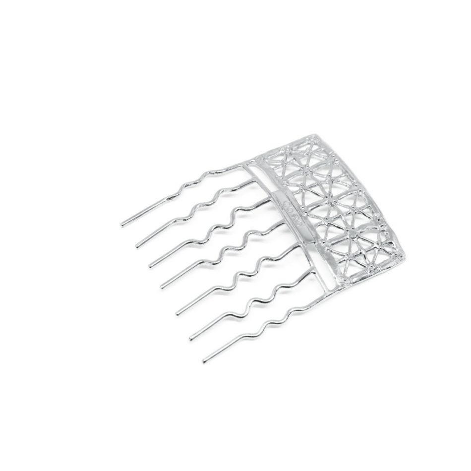 Gasometer Hair Comb 925 Silver Sterling