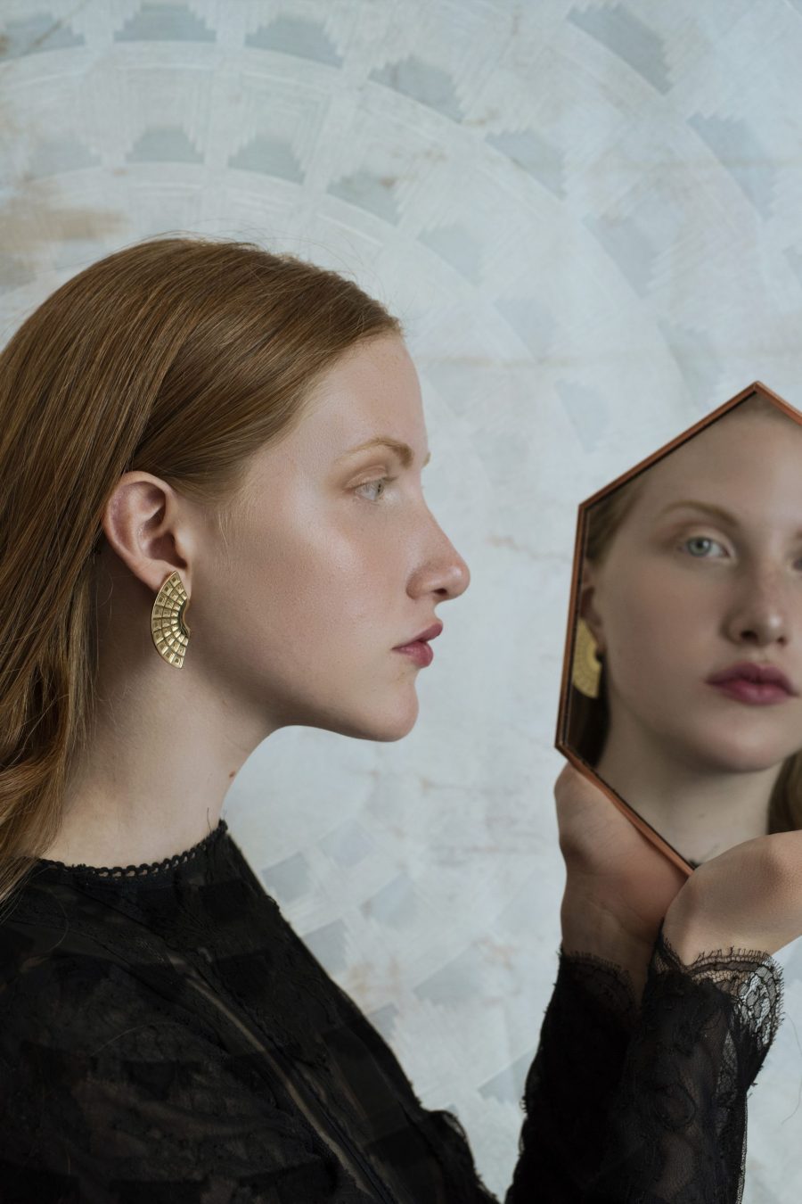 orecchini pantheon oro