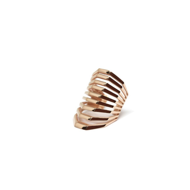 Spanish Steps Co.Ro. Jewels Rome Ring Gold Rose