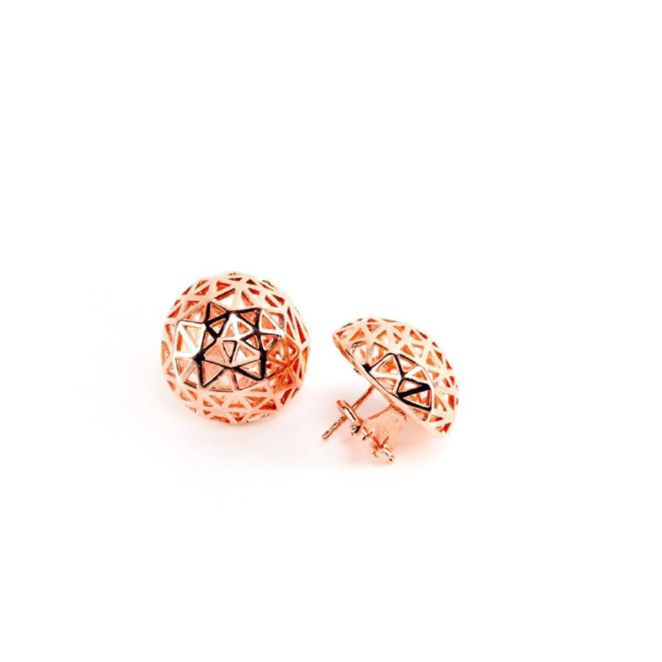 Coco Chanel Earrings Rue Cambon Paris Co.Ro. Jewels rose gold