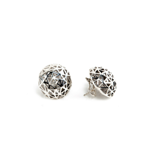 Coco Chanel Earrings Rue Cambon Paris Co.Ro. Jewels silver