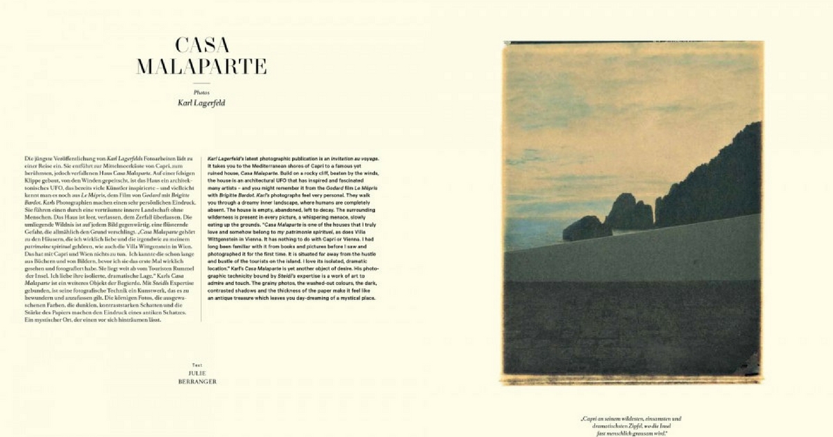 Casa Malaparte | Karl Lagerfeld, ed. Steidl (1998)