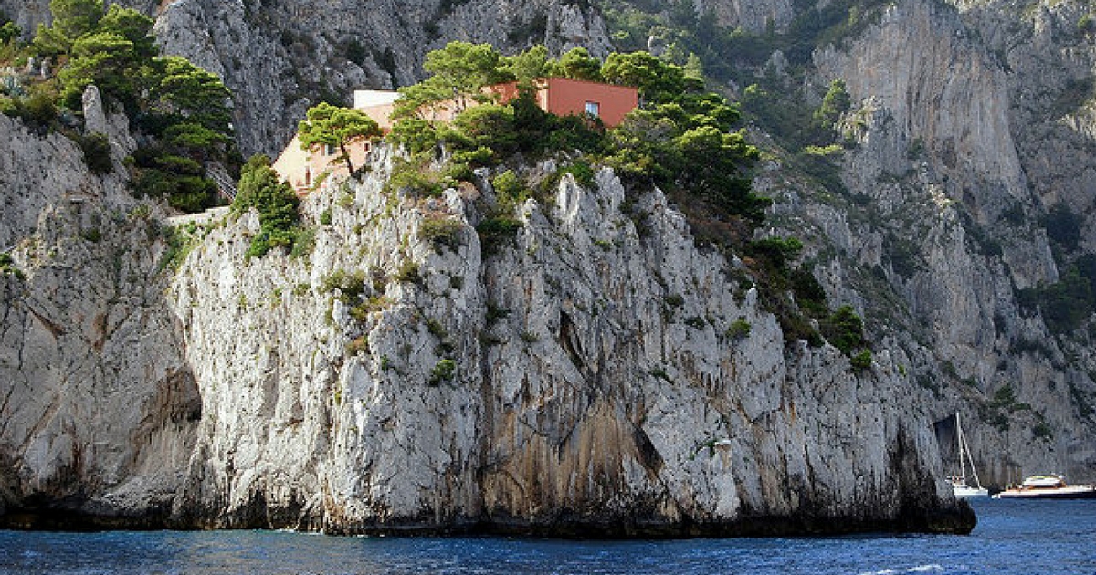 Villa Malaparte from the sea | Poet Architecture / Flickr