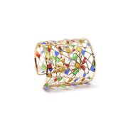 Peggy Cuff Gold Plated Bronze