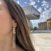 Orecchini Maxxi oro indossati 1