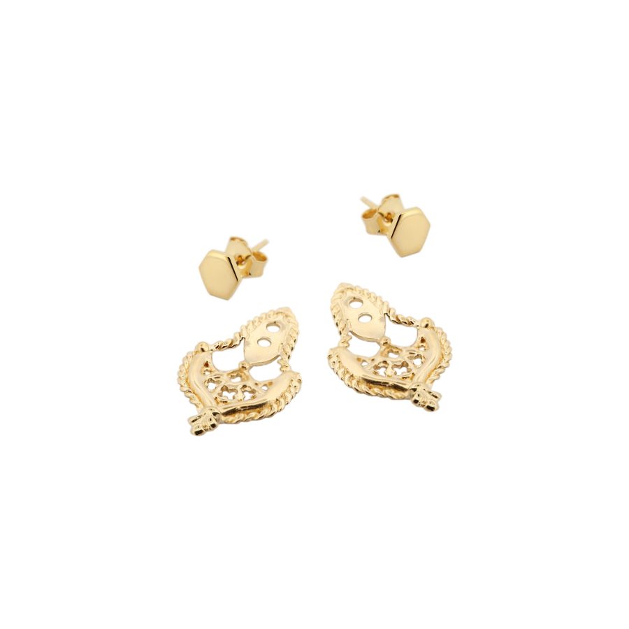 Earjackets Venezia oro 2