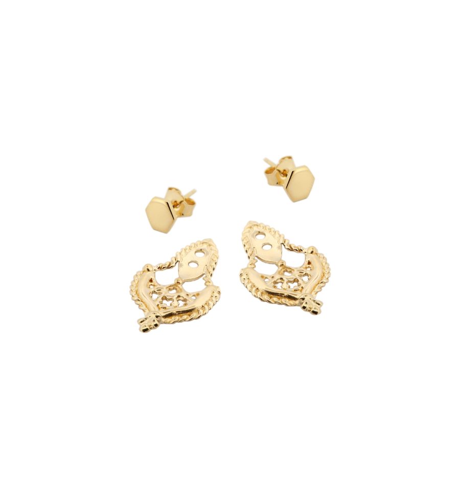 Earjackets Venezia oro 2