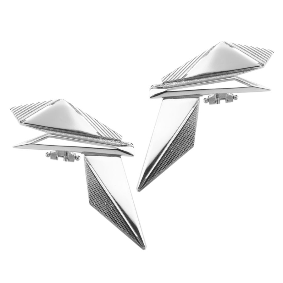 Orecchini Shard argento 2